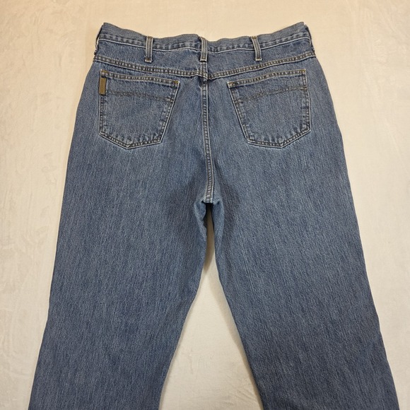 Cinch Green Label Medium Wash Denim Boot Cut Mens Jeans 36x36 Cowboy Workwear - Picture 4 of 9